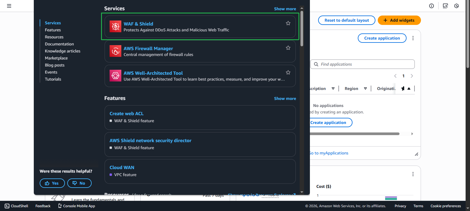 Create the sample web app
