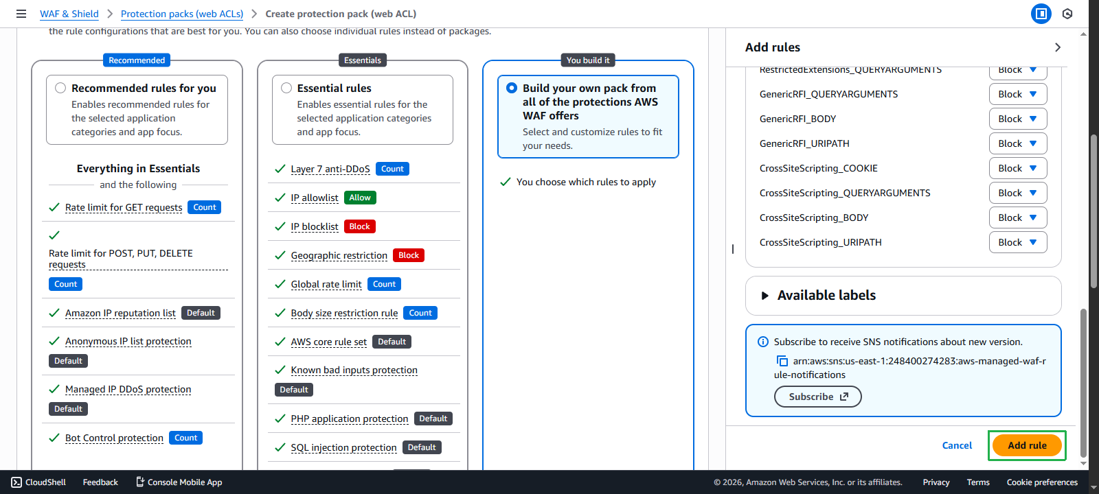 Create the sample web app