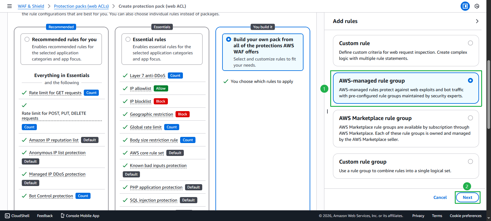 Create the sample web app