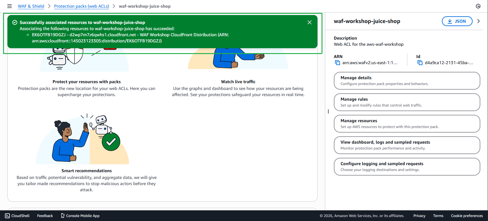 Create the sample web app