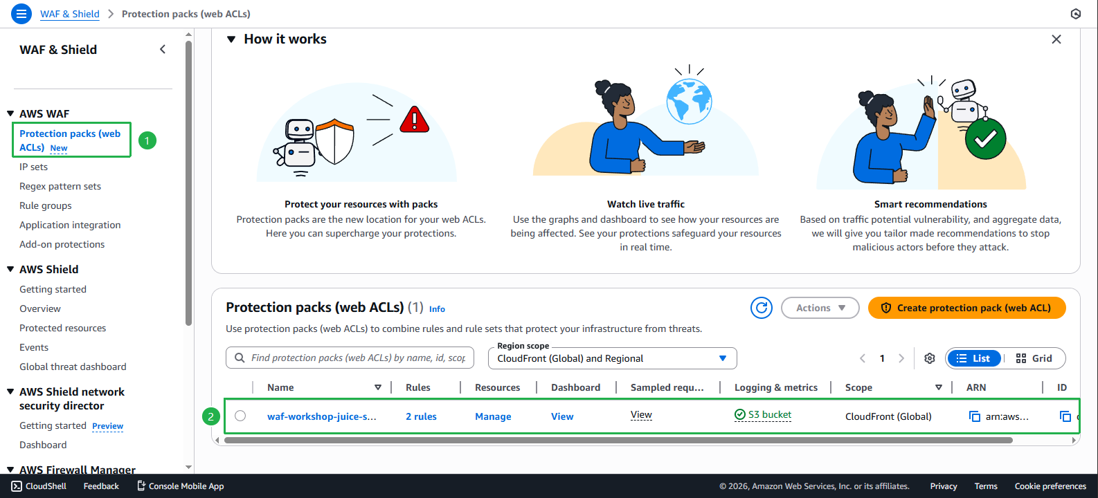 Create the sample web app