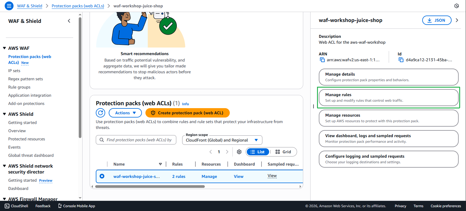Create the sample web app