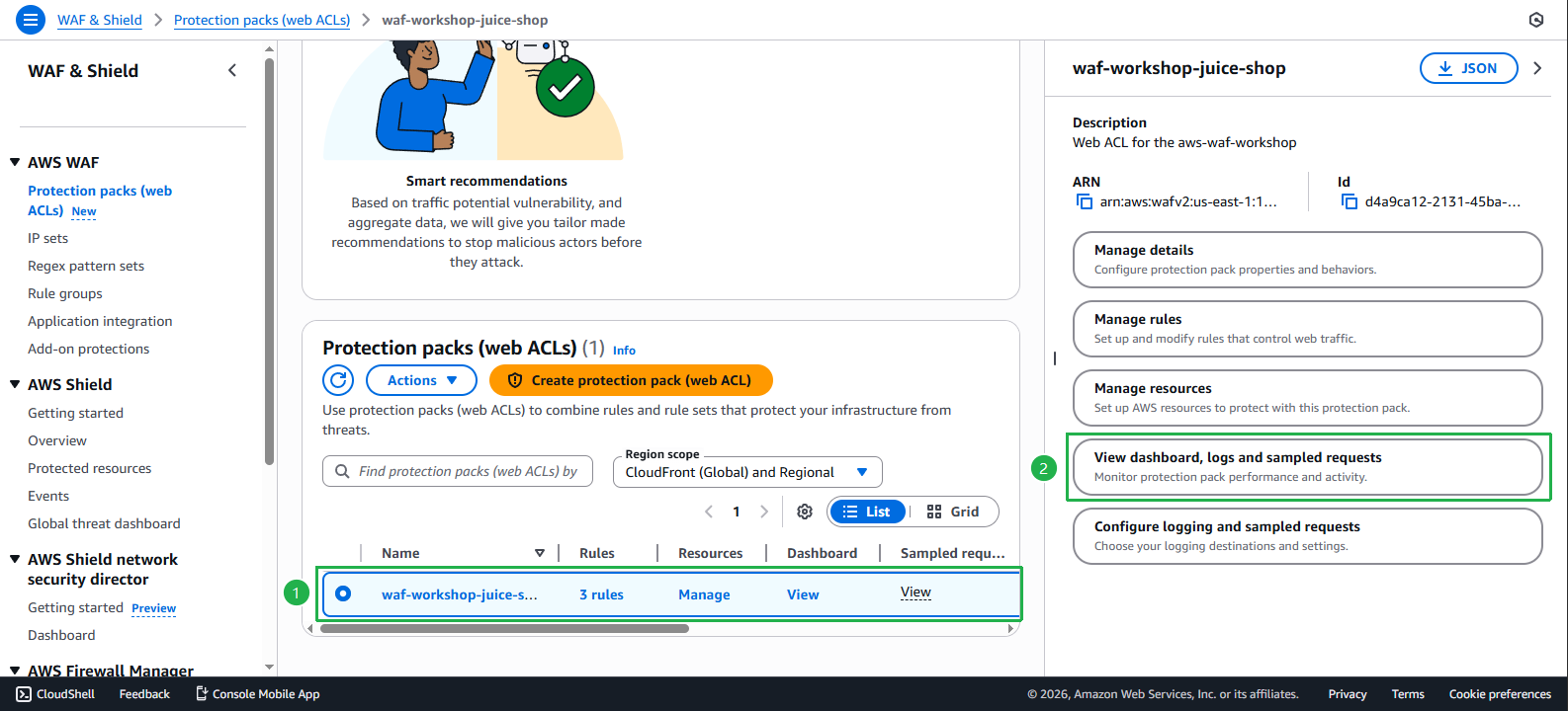 Create the sample web app
