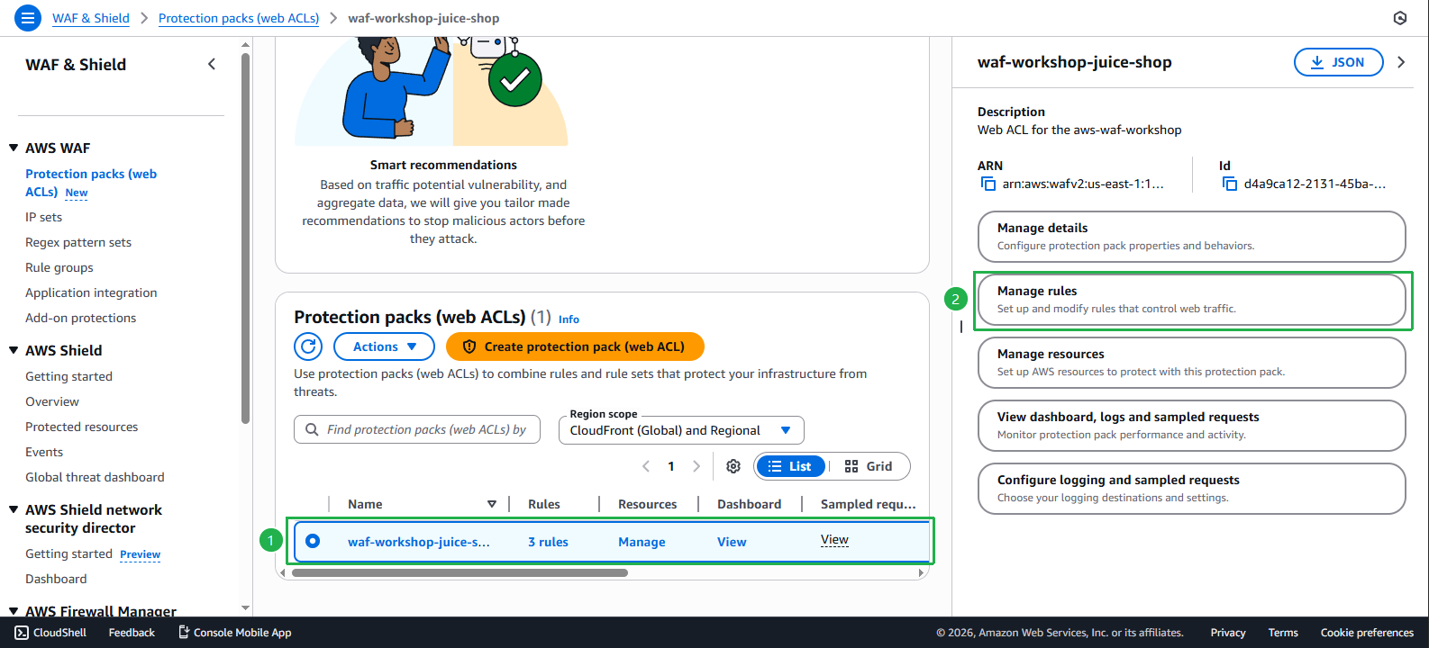 Create the sample web app