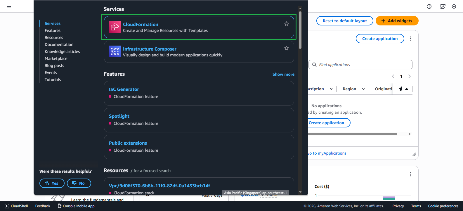 Create the sample web app